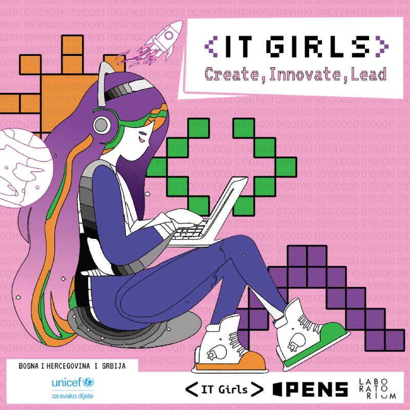 Prvi zajednički IT Girls trening kamp "IT Girls: Create, Innovate, Lead"