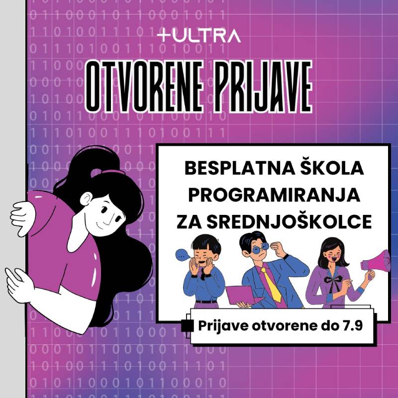 Otvorene prijave za 5. ediciju besplatne škole programiranja Plus Ultra