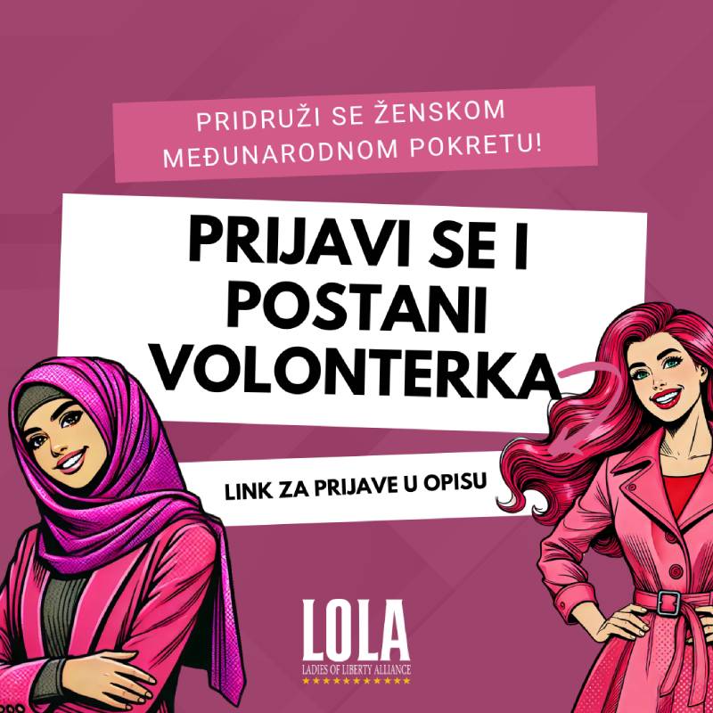 Ladies of Liberty Alliance (LOLA) napokon u Bosni i Hercegovini!