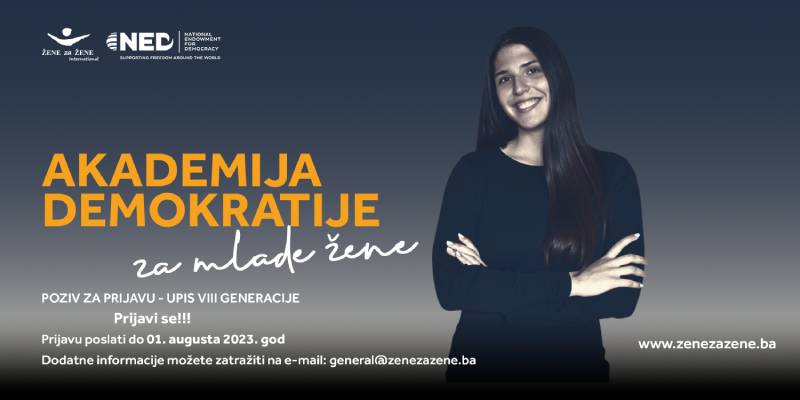 „Akademija demokratije za mlade žene 2023/2024“