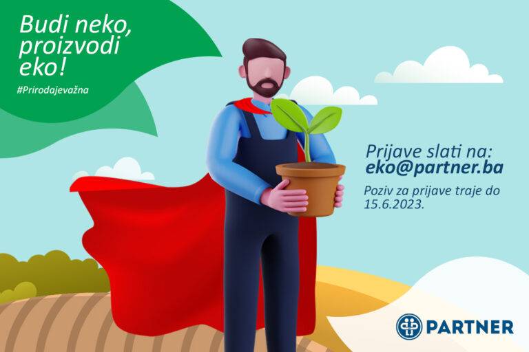 Javni poziv za dostavu prijava – BUDI NEKO UZ PROIZVODNJU EKO