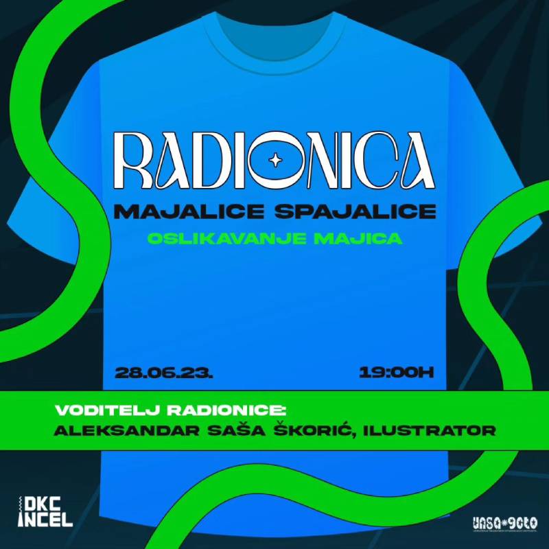 Radionica: Majalice spajalice - oslikavanje majica