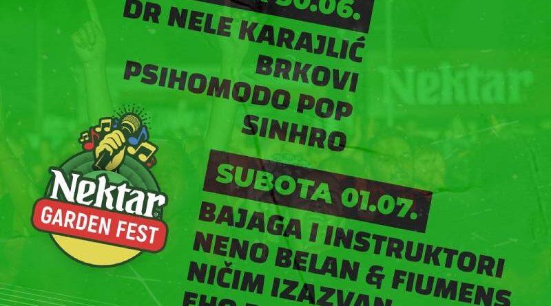 Za četiri dana počinje treći “Nektar Garden Fest”