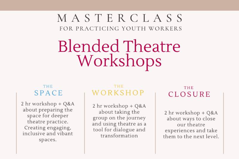 Blended Theatre Workshops ONLINE Masterclass 4rth EDITION