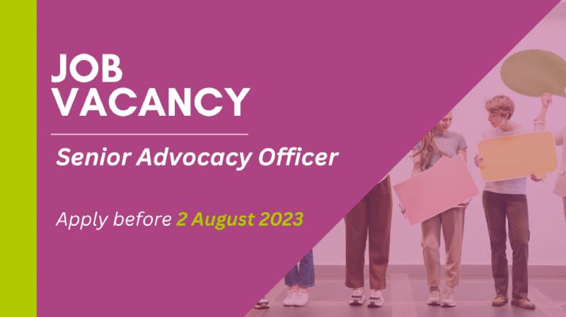 RYCO is hiring: Senior Advocacy Officer