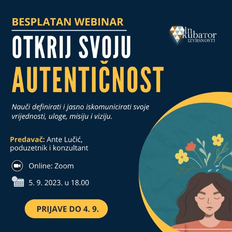 Besplatan webinar "Otkrij svoju autentičnost"