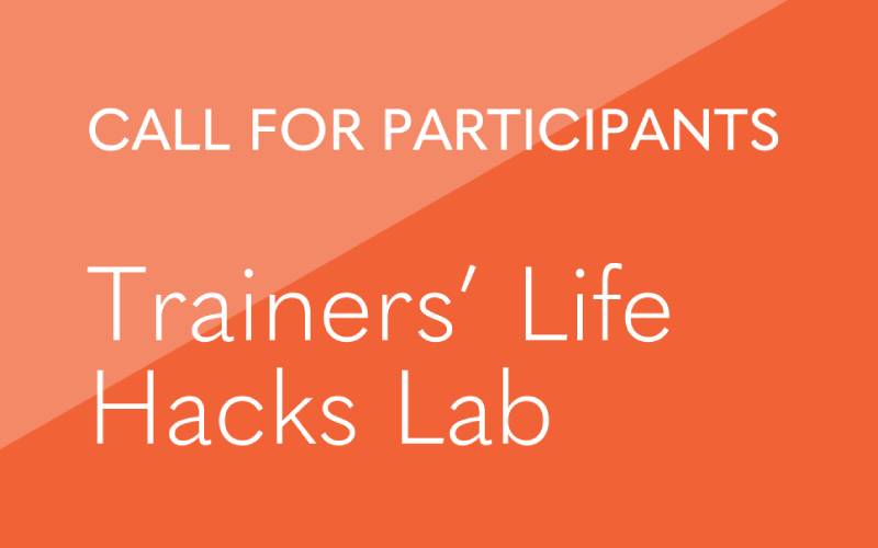 Training Course: Trainers’ Life Hacks Lab