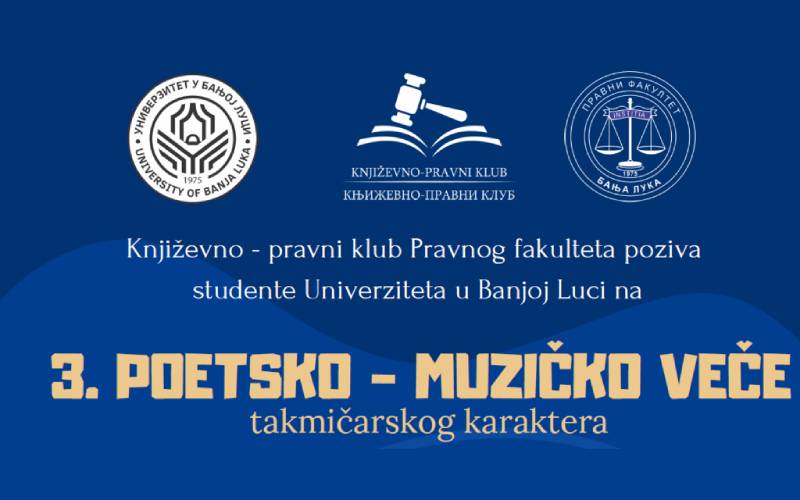 Poetsko-muzičko veče na Pravnom fakultetu