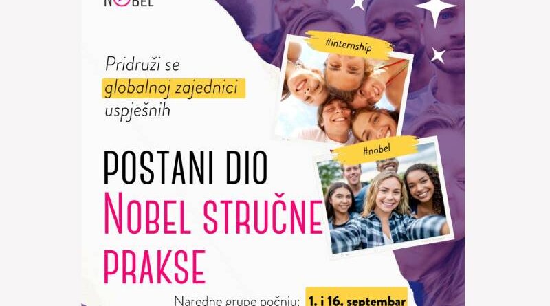 Prijavite se za Nobelovu stručnu praksu