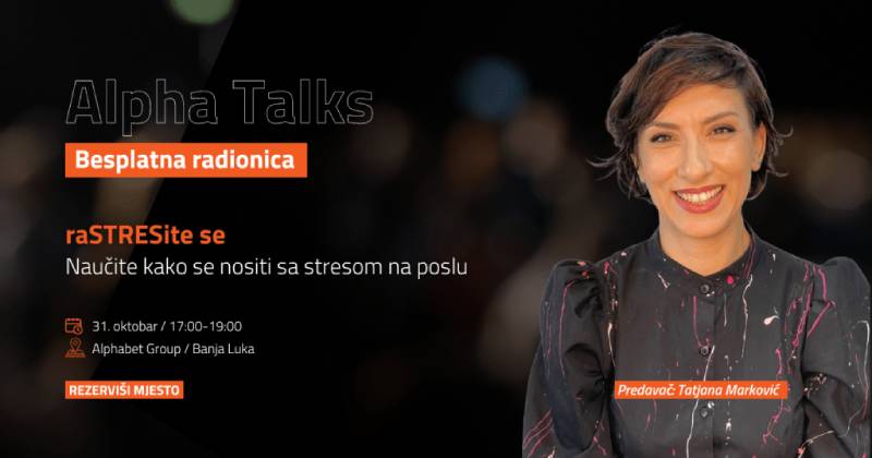 Besplatna radionica - Rastresite se: Naučite kako se nositi sa stresom na poslu