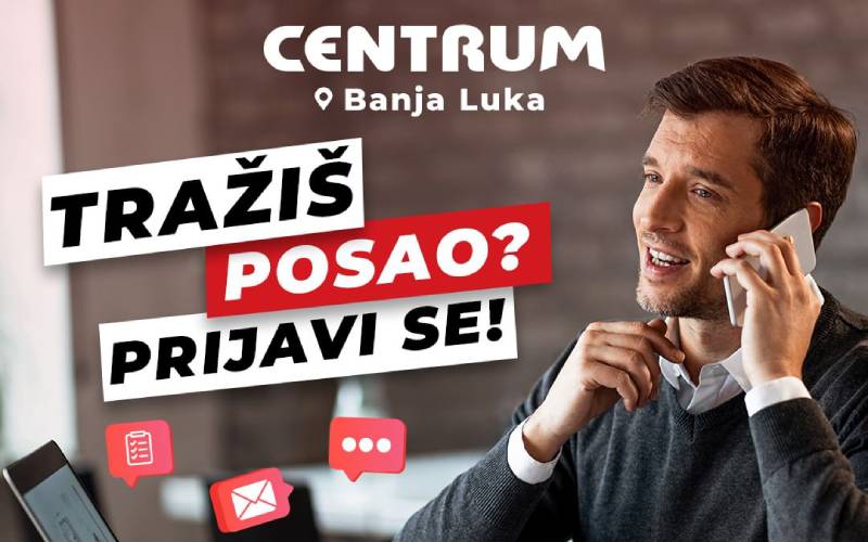 Centrum zapošljava