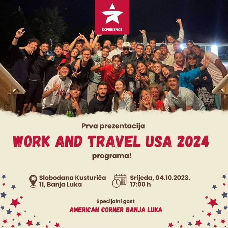 Prezentacija Work and Travel 2024 programa