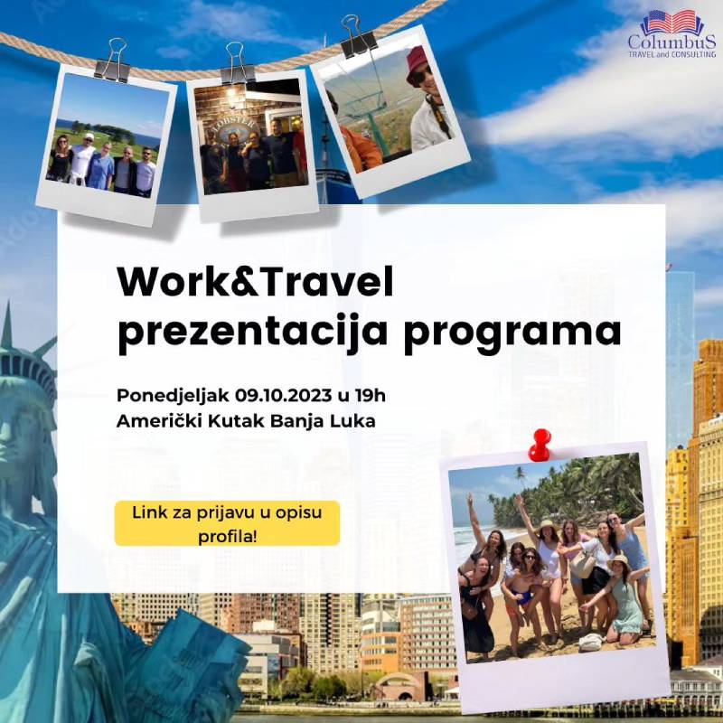 Work&Travel prezentacija programa