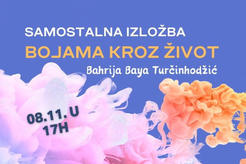 Samostalna izložba „Bojama kroz život“