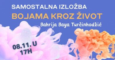 Samostalna izložba „Bojama kroz život“