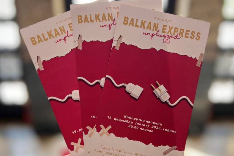 Banski dvor: Koncert Balkan Ekspresa 15. decembra