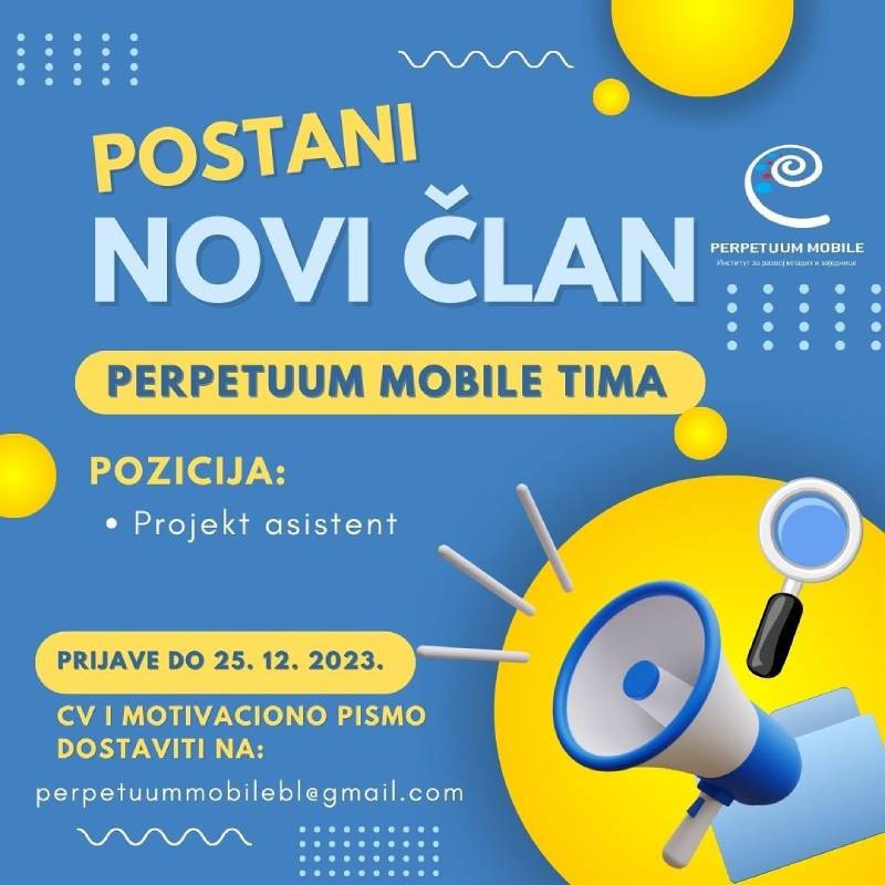 Perpetuum mobile zapošljava