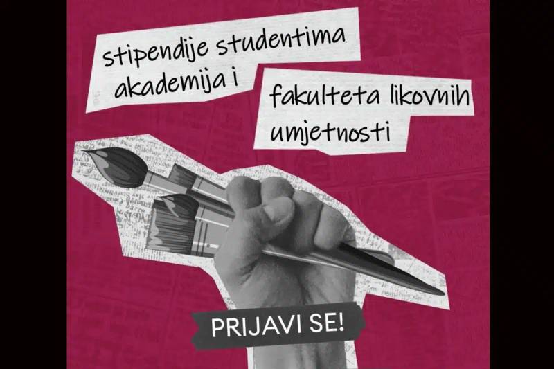 Otvoren konkurs za stipendije studentima likovnih umjetnosti