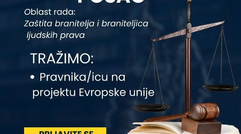 KONKURS ZA POSAO: HCA BL traži pravnika/icu