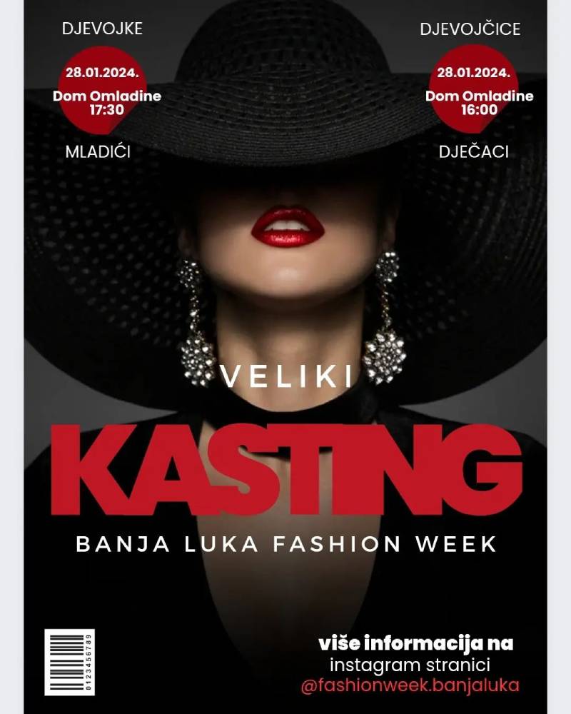 Banja Luka Fashion Week: Veliki kasting