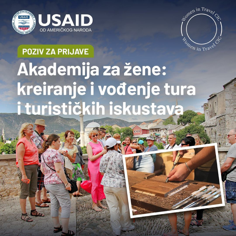 Akademija za žene: Kreiranje i vođenje tura i turističkih iskustava