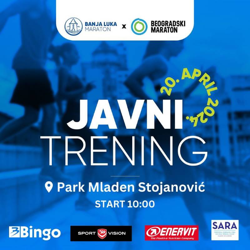 Javni trening pred Beogradski maraton