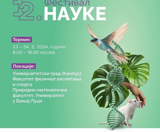 Festival nauke 23. i 24. maja 2024. godine