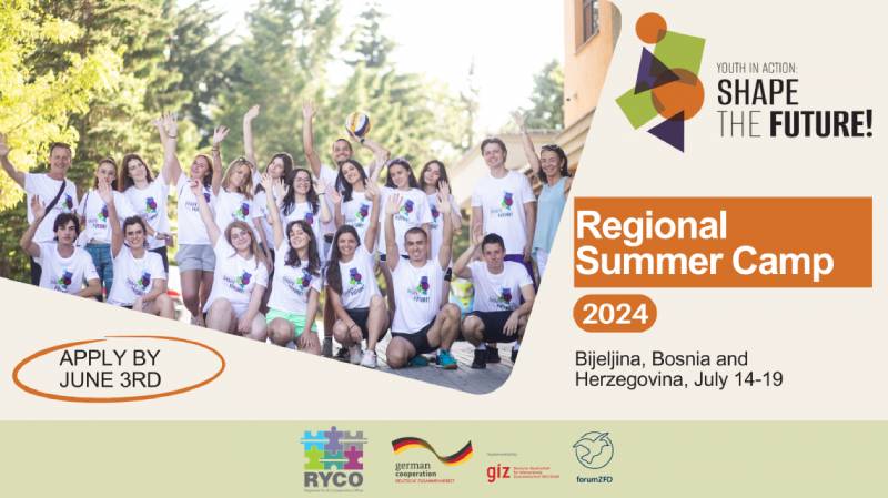 Open Call for Participants: Regional Summer Camp “Youth in Action: SHAPE THE FUTURE 2024”