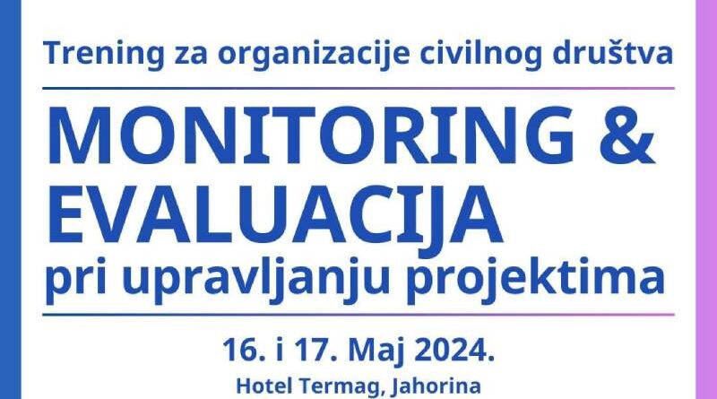 Trening za OCD: Monitoring i evaluacija pri upravljanju projektima