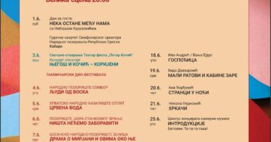 Jun donosi bogat repertoar u Narodnom pozorištu Republike Srpske