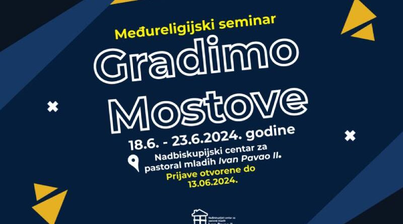 Ljetni međureligijski seminar za mlade iz Bosne i Hercgovine