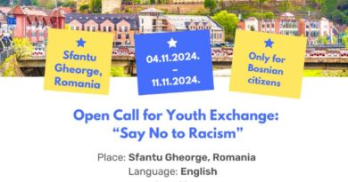 Open call for 6 participants for Youth Exchange in Sfantu Gheorge, Romania