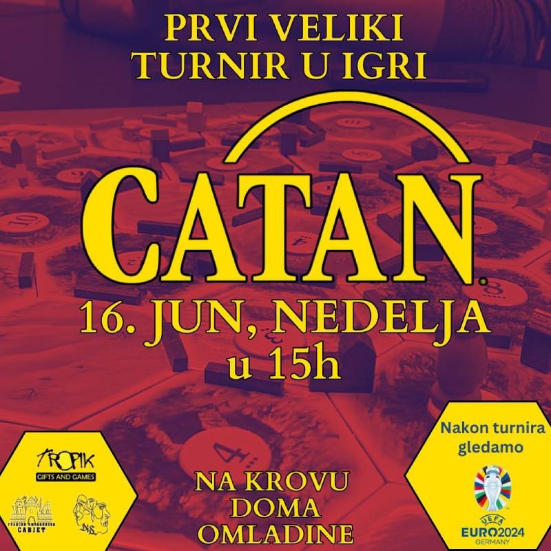 Prvi turnir u najpopularnijoj društvenoj igri CATAN