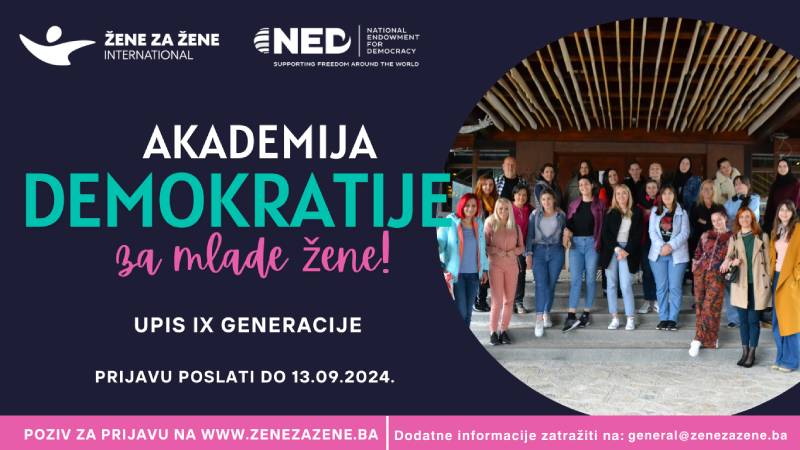 Akademija demokratije za mlade žene 2024/2025