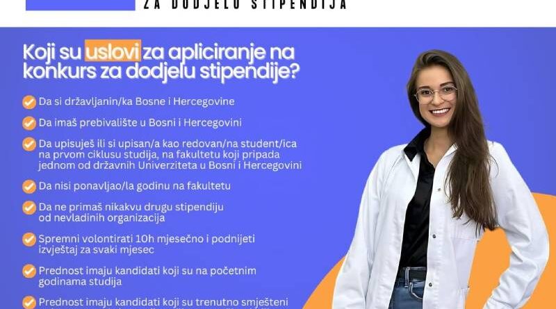 Konkurs za Stipendije Bosana Fondacije