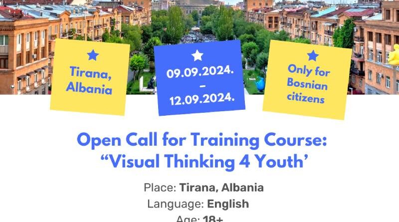 Open Call for 8 Participants for Training Course in Tirana, Albania