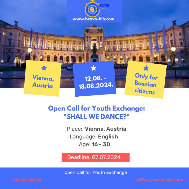 Open call for 6 participants for Youth Exchange in Vienna, Austria