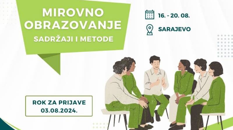 Trening "Mirovno obrazovanje - sadržaji i metode"