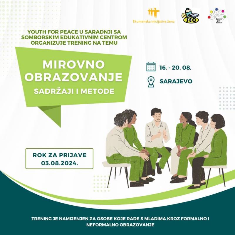 Trening "Mirovno obrazovanje - sadržaji i metode"