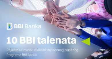 Novi ciklus tromjesečnog plaćenog Programa BBI Banke „10 BBI talenata“