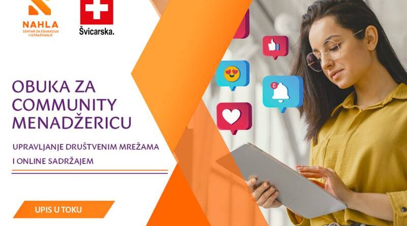 Obuka za community menadžericu – ONLINE nastava