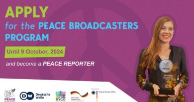 Apply for Peace Broadcasters – Empowering Young Journalists as Peace Reporters