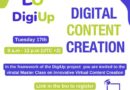 Free Virtual Master Class on Digital Content Creations