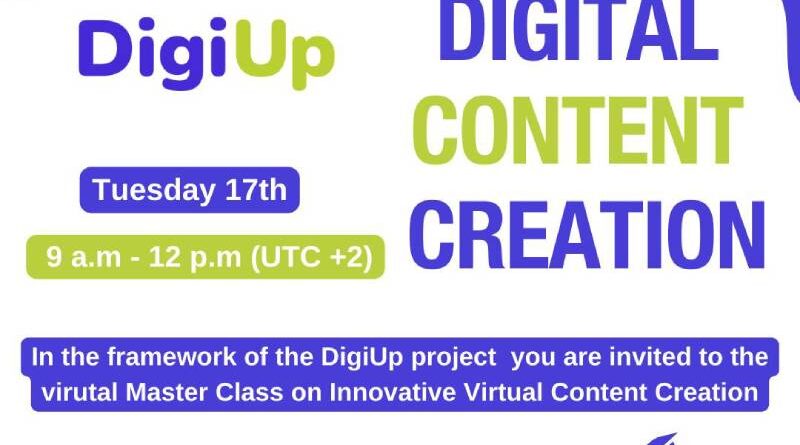 Free Virtual Master Class on Digital Content Creations