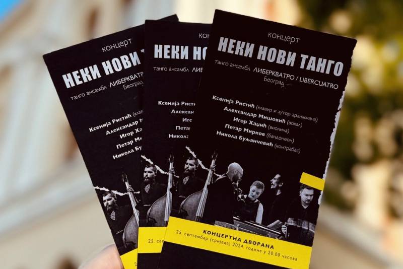 Tango veče u Banskom dvoru: Koncert ansambla Liberkvatro 25. septembra