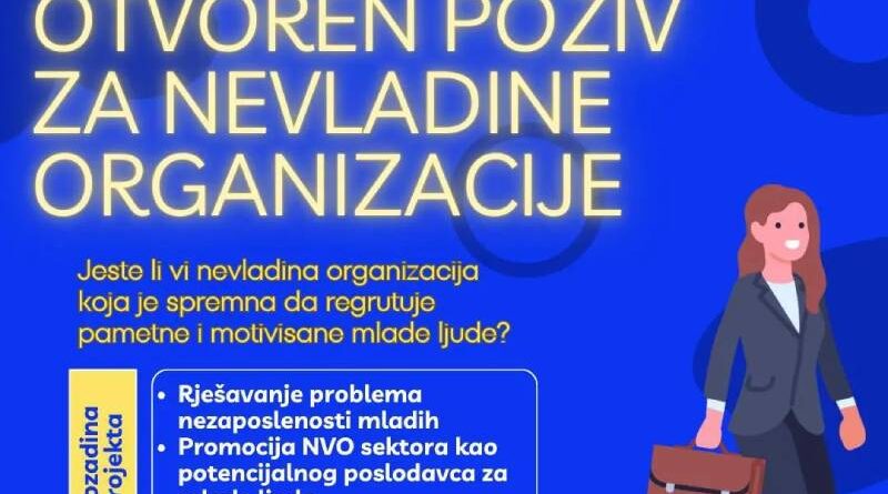 Poziv nevladinim organizacijama u Bosni i Hercegovini