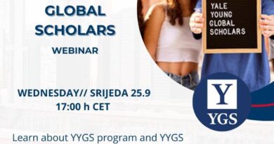 Webinar o ljetnom programu za srednjoškolce