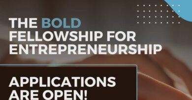 BOLD Fellowship for Entrepreneurship