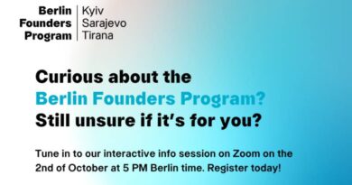 Berlin Founders Program – Prilika za mlade poduzetnike i poduzetnice!