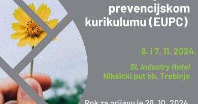 Poziv za učešće na treningu o Evropskom prevencijskom kurikulumu